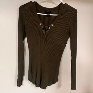Army Green Blouse